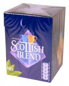 Scottish Blend box of 80 tea bags only $9.99.