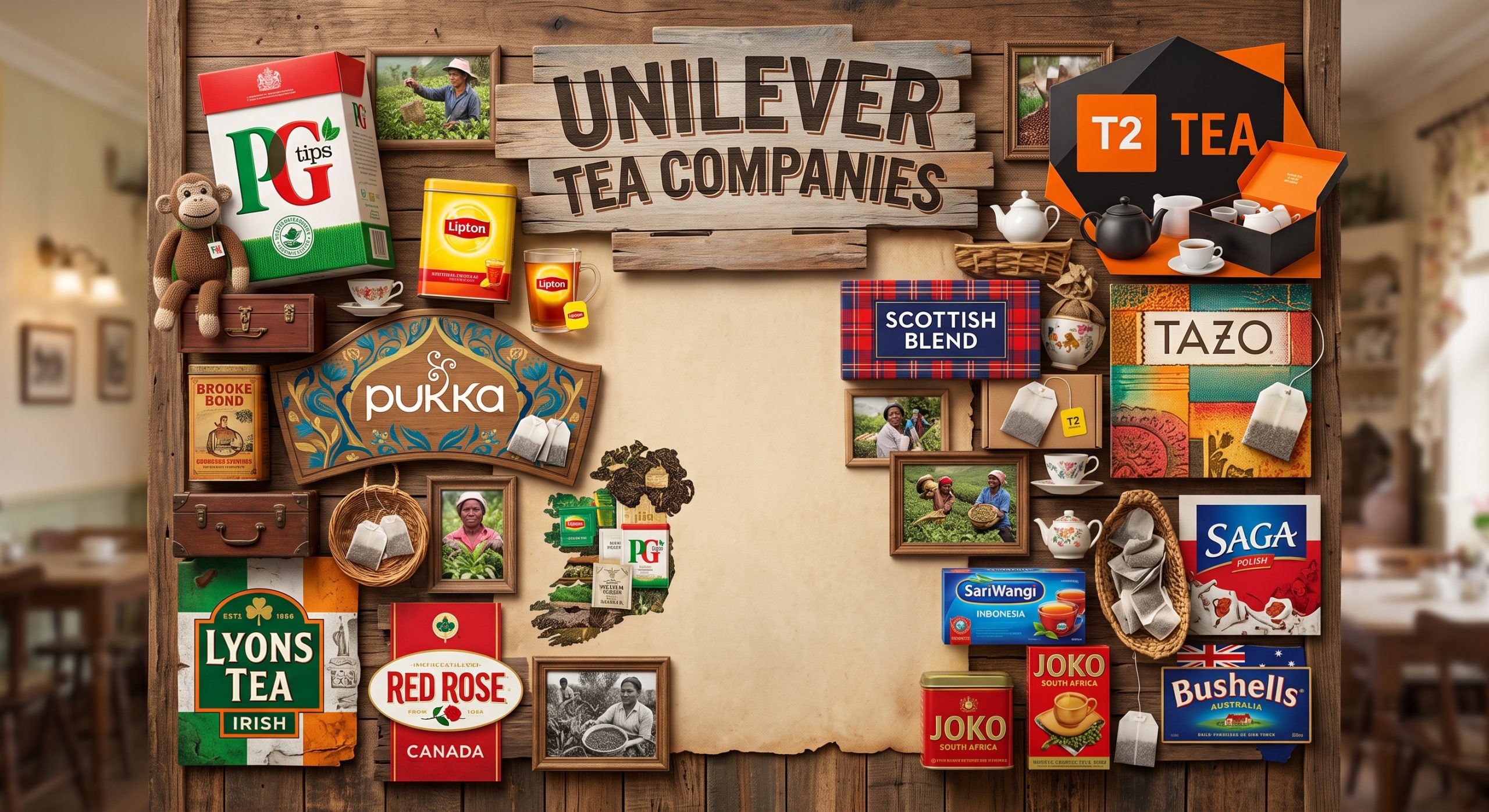Tea brands owned by Unilever
